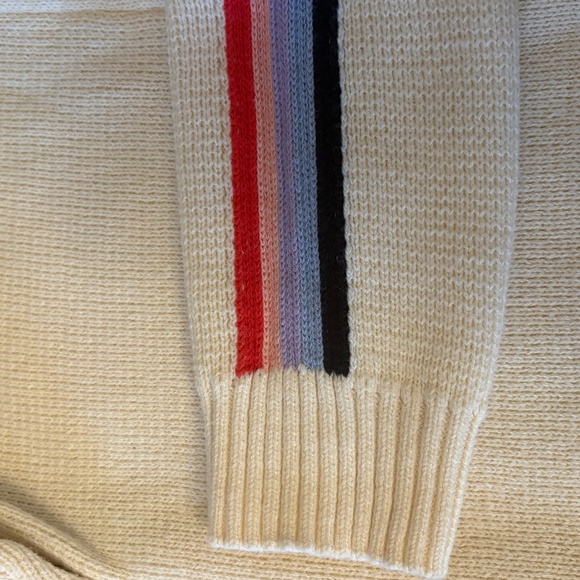 Marine Layer Archive Invierno Quarter Zip - Extra Small / Ivory - Picture 4 of 4